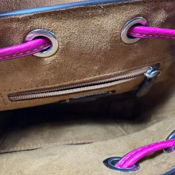 Coach Amelia Backpack Fuchsia Convertible Crossbody NWOT - Picture 13 of 14